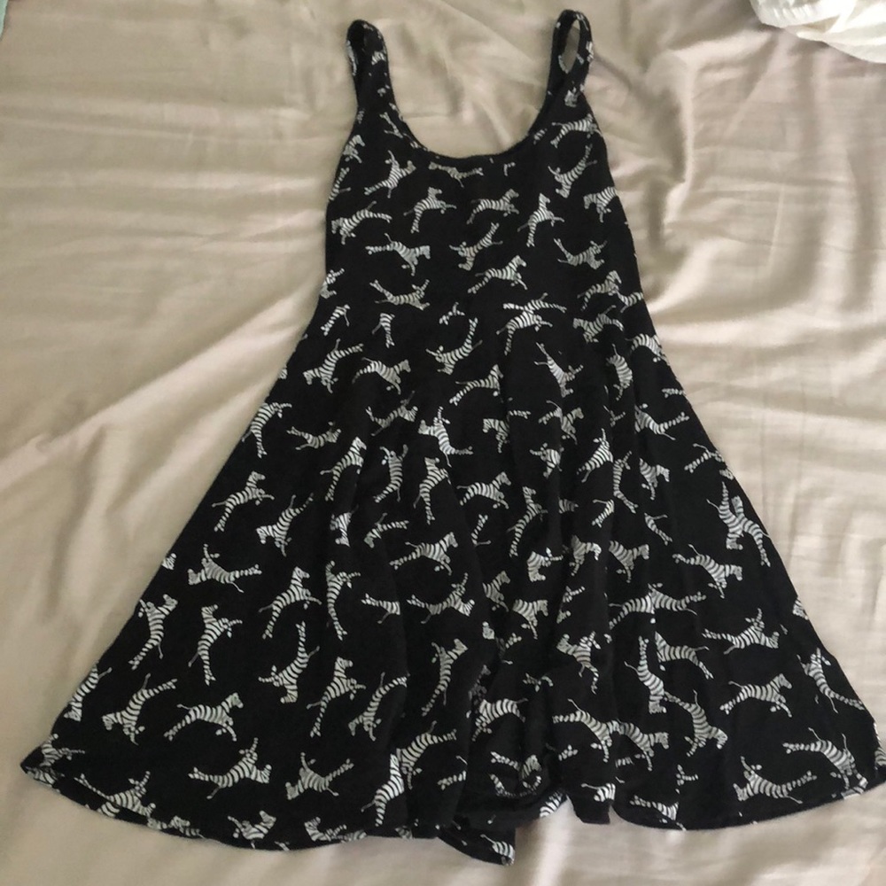 Black and White Zebra Dress